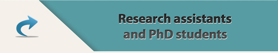 Research assistants PhD students